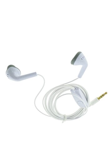 Bibilel In-ear headphones with 3.5 mm Jack connector, volume control and microphone, White