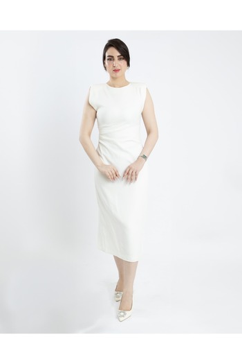 NATASHA Fashion Elegant light crepe dress