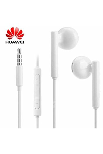 Huawei Wired Earbuds with Microphone and Volume Control, 3.5 mm Jack, White