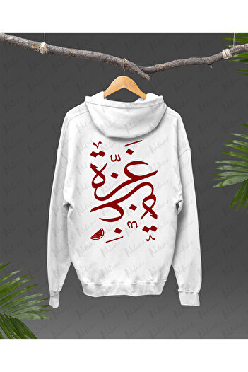 Nulivez Palestine Gaza Design Back Printed, High Quality Unisex Oversize Hoodie