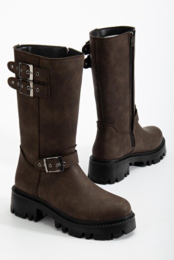 SUİNS SHOES Suins Jewel Model Premium Model Women's Long Boots