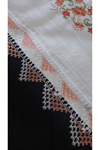 Papatyam Handcrafted Dowry Needlework Embroidered Towel Hand Knitted/Needle Embroidered/Handmade/Handcrafted/