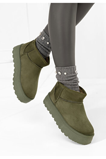 B T Shoes Μπότες τύπου ug Delvira πρασινο