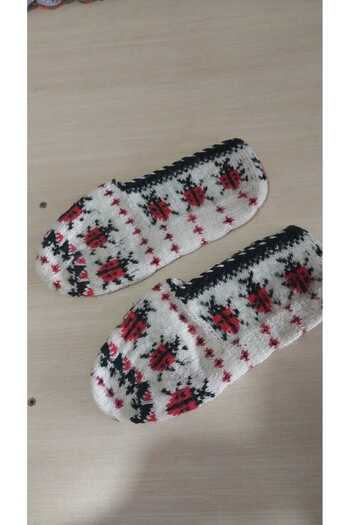 Papatyam Hand Knitted Five-Skewer Booties / Handmade Booties / Dowry Booties / Knitted / Home Booties / Handmade Socks
