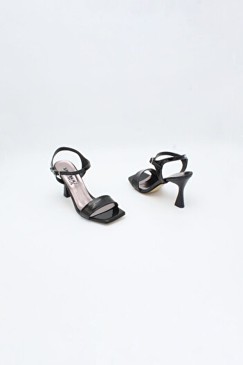 ENDİCAN 563 4576 Women's Evening Dress Shoes Black Patent Leather