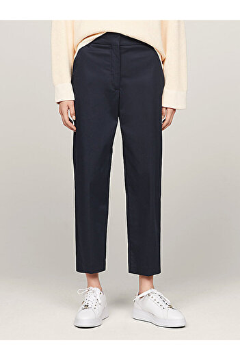 Tommy Hilfiger Women's Slim Straight Co Chino Pants