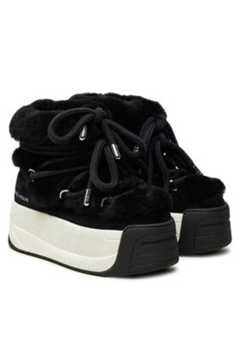 NAKED WOLFE γυναικείες χιονομπότες COW SUEDE μαύρες
