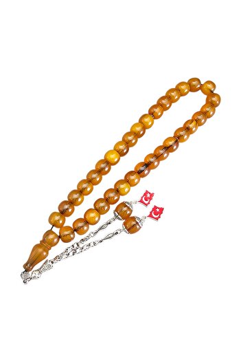LEBLEBİ TESBİH Ottoman Imitation Amber Prayer Beads Lt1415