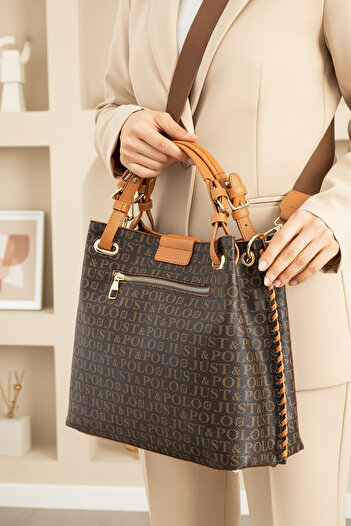 POLO CLUB Just Polo Women's Long Cross Strap 4 Compartment Shoulder & Hand Bag (31X27 cm)