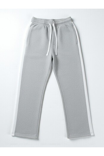 OTAKU Men's Side Stripe Double Pocket 3 Thread Baggy Pants