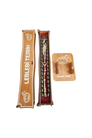 LEBLEBİ TESBİH Nakkaş İmameli Fire Amber Prayer Beads Lt1420