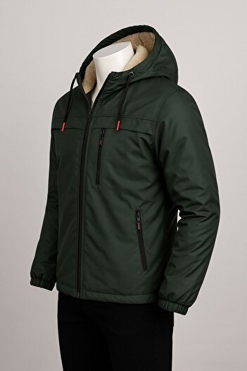 FLUEND MODA Water and Wind Resistant Fur Coat Jacket