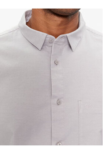 Calvin Klein Ανδρικό Πουκάμισο K10K112155 Γκρι