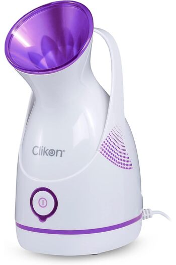 CLIKON Professional Facial Steamer with UV Steam Sterilization, Aroma Diffuser Tray, 40°C Steaming
