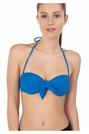 Kom Rona Strapless Bikini Top Saks – Fixed Padding, Tie-Up, Supported Top