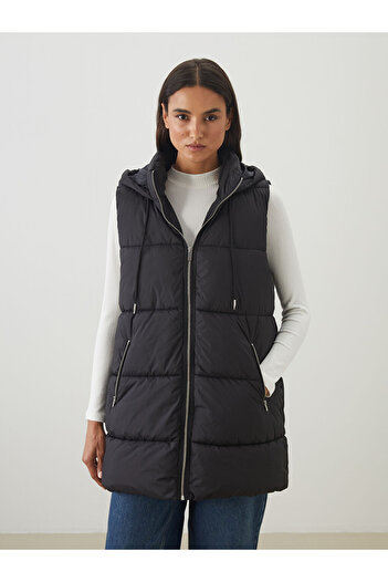 LC Waikiki Lcw Women's Hooded Puffer Vest