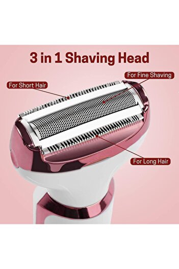 SUCITY Eyebrow Trimmer, 4 in 1 Multifunctional Hair Trimmer, Electric Shaver for Women, USB Recharge