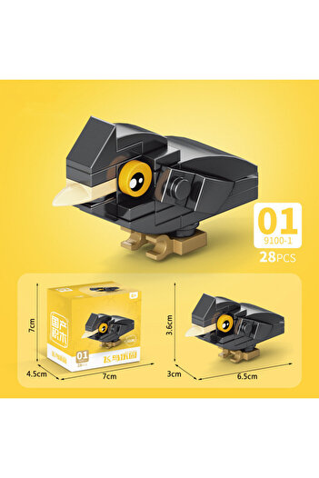 Choice1 9100-1 Insect World Animals Scorpion Mantis Ants Spider Birds Marine Animal Building Blocks Toys Des