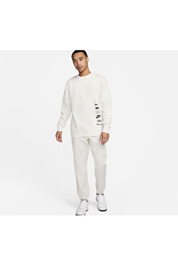Nike Club Fleece Men's White Sweatshirt