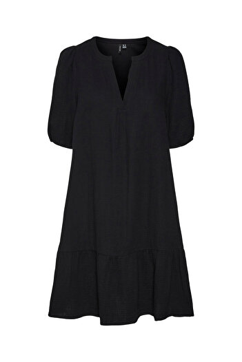 Vero Moda Γυναικείο Φόρεμα Casual 10279682 Μαύρο