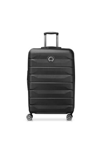 Delsey Air Armour 4 Wheels Hard Trolley, 68 cm, Black