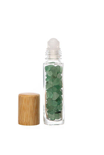 XTERRA Roll-On Bottle with Natural Green Aventurine Crystals – 10 ml