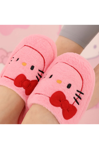 Gofeel Kurdele Hello Kitty Tatlı Yumuşak Panduf Terlik