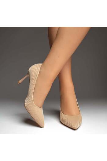 BMoD Women's khaki stiletto shoes MOD13701
