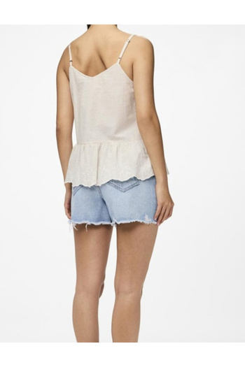 PIECES Top Pieces, cream