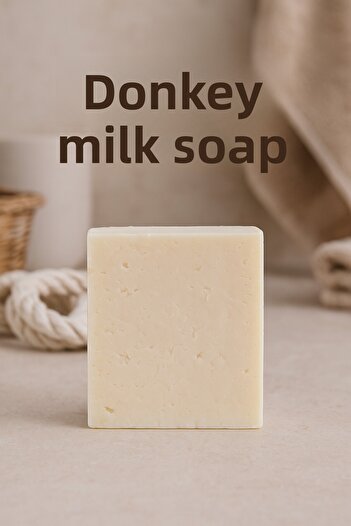 Newleaf 4 Pieces Donkey Milk Soap – Natural Collagen Supported Face and Body Soap 110g