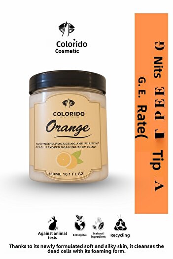 Colorido Kozmetik Colorido Orange Body Scrub Nourishing Purifying Moisturizing Body Peeling 300 ml