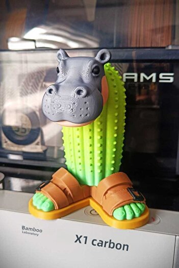 glowfit Il Cacto Hippopotamus Brainrot Figure 3D Figure Made of Healthy Petg Material