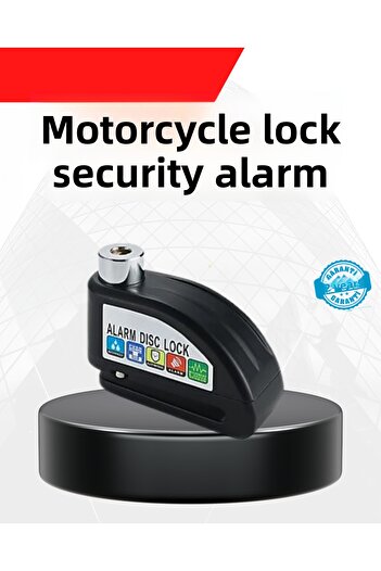 ZERO LAND Zengezur Alarm Disc Brake Lock Stainless Steel Motorcycle Scooter Bicycle