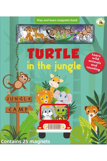 TURTLEKİDS Turtle Kids Play and Learn Magnet Book Series 2 (Jungle-Seasons&Weather)