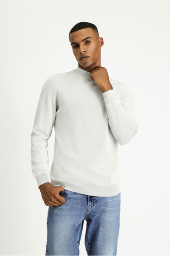 Kiğılı Half Turtleneck Regular Fit Cotton Sweater