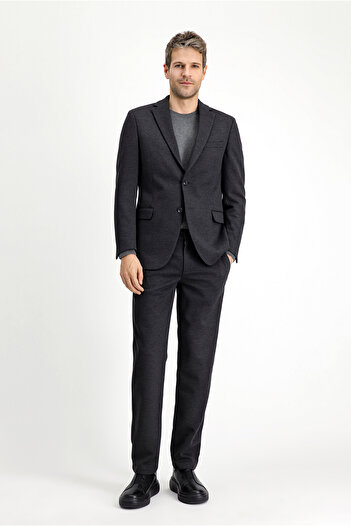Kiğılı Slim Fit Slim Fit Lycra Knitted Classic Fabric Trousers