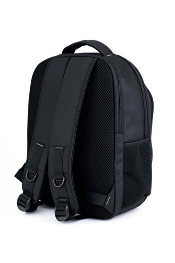 louisiana polo School Backpack 4 Compartments - Laptop Compartment, Black 2120