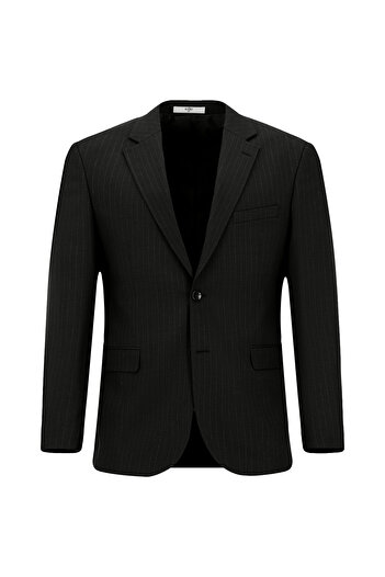 Kiğılı Striped Polyester/Viscose Suit