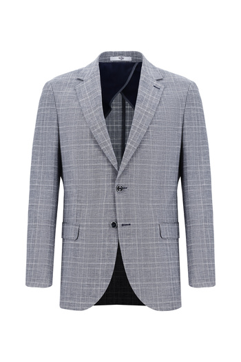 Kiğılı Regular Fit Plaid Linen Blended Suit