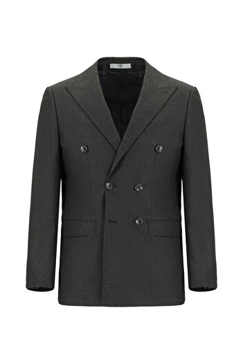 Kiğılı Regular Fit Patterned Double Breasted Suit