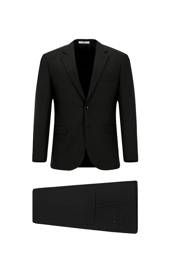 Kiğılı Striped Polyester/Viscose Suit