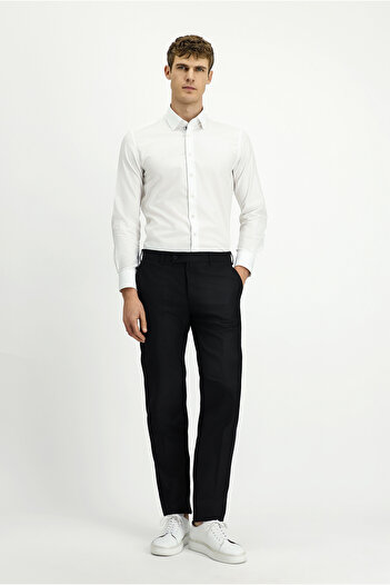 Kiğılı Relaxed Fit Comfortable Cut Wool Classic Fabric Trousers