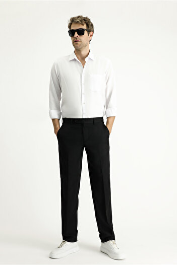 Kiğılı Regular Fit Patterned Lycra Classic Fabric Trousers