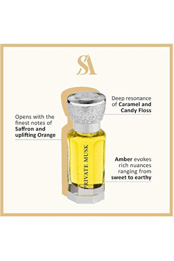 SWISS ARABIAN Private Musk Unisex Perfume Oil 12ml