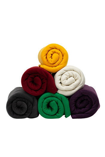 PETARYA White Fleece Yoga Shavasana Blanket