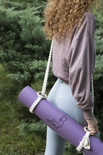 PETARYA Macrame Mat Carrying Hanger