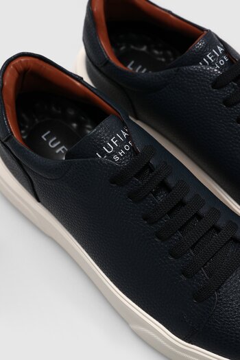 Lufian Tommy Deri Sneaker Lacivert