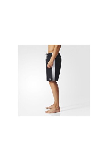 adidas F79204 3SA SHORT CL Ανδρικό σορτς κολύμβησης μαύρο λευκό
