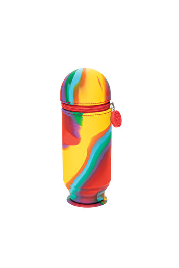 Serve Hoopup Pencil Bag Mixed Red Yellow