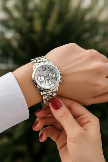 Tulpar Trend Mk Model Silver Color Women Wristwatch